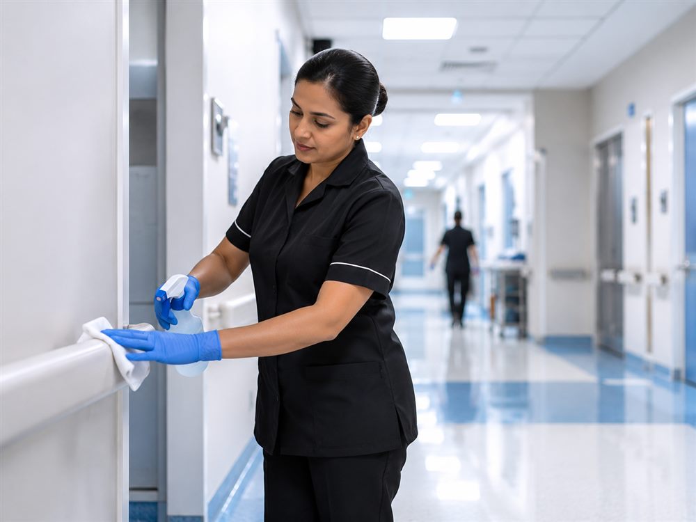 Healthcare facility cleaning